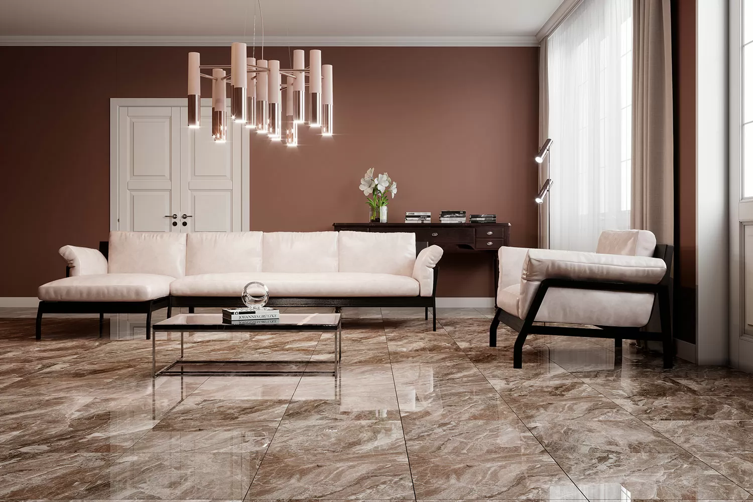 Плитка 742 Verona BROWN 49.5х49.5