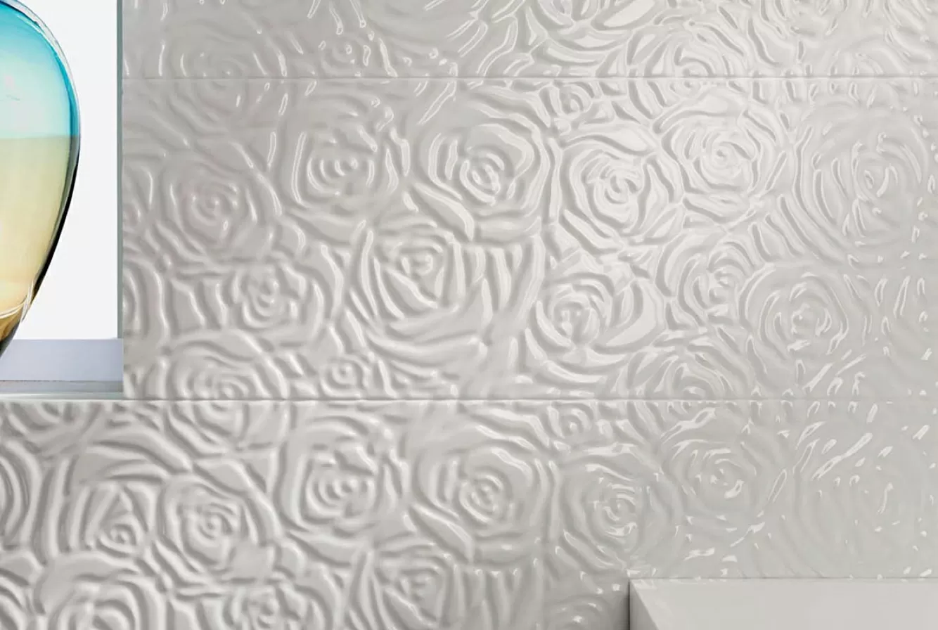 Плитка fLMU Lumina 75 Diamante Gloss White 25*75