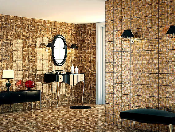 Плитка Astro Gold Marron Бордюр 7,5x20