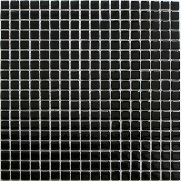 Мозаика Super black (стекло) 15*15 300*300