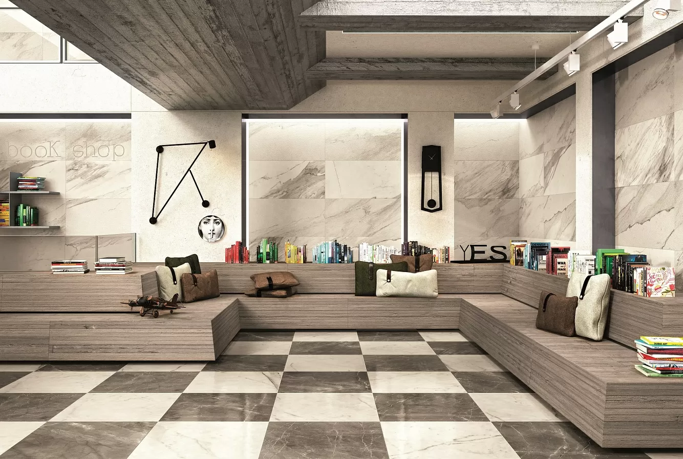 Керамогранит WE0268L Statuario Living Lap. 59,5x59,5