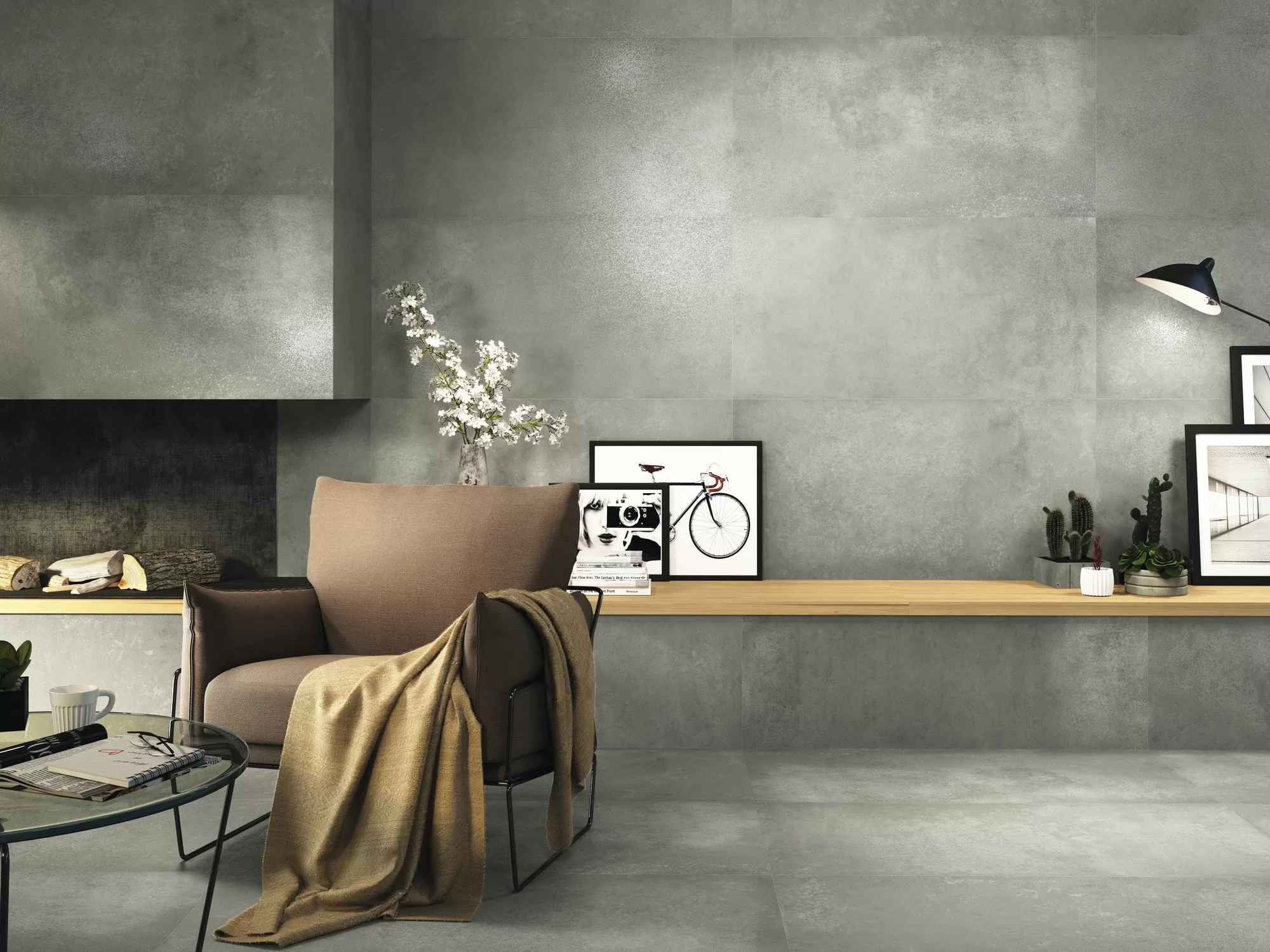 Керамогранит Grafton Antracite R11 120x120