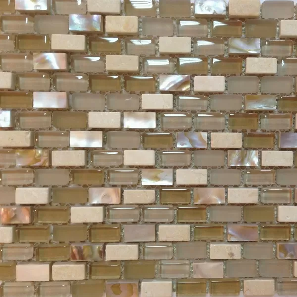 Мозаика Beige Pearl 002A 1x2 28,6x28,8