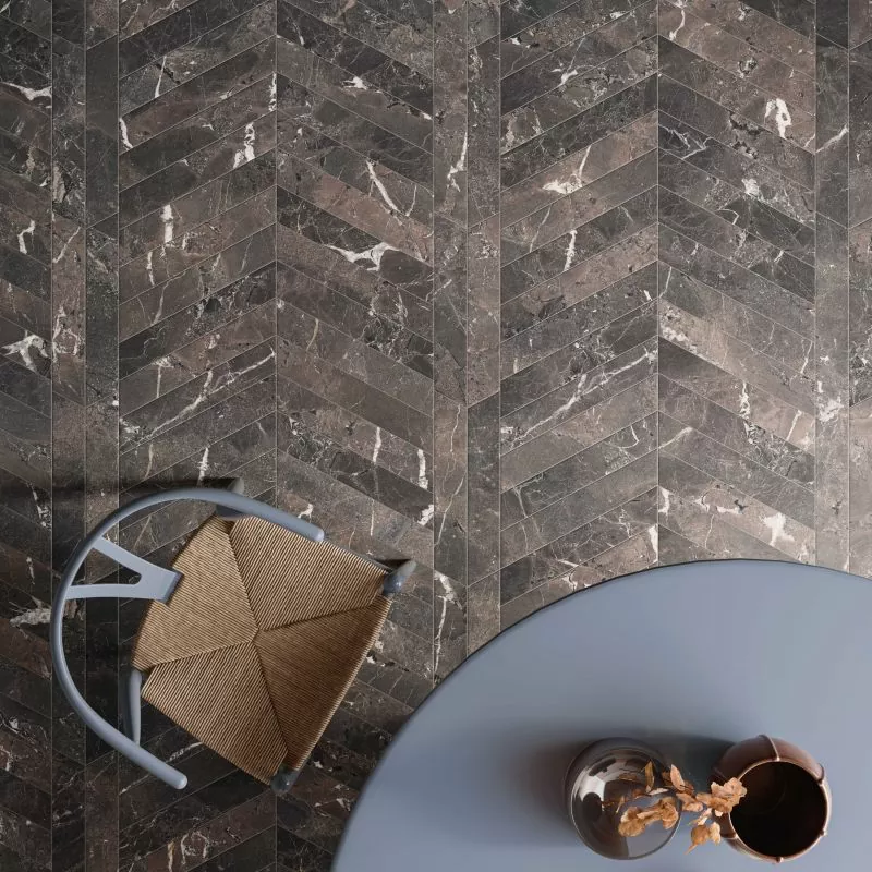 Керамогранит PF60012692 Supreme Memories Chevron Breccia Nat 7,5x40,7