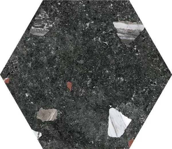 Керамогранит Sonar Dark Hex 22х25