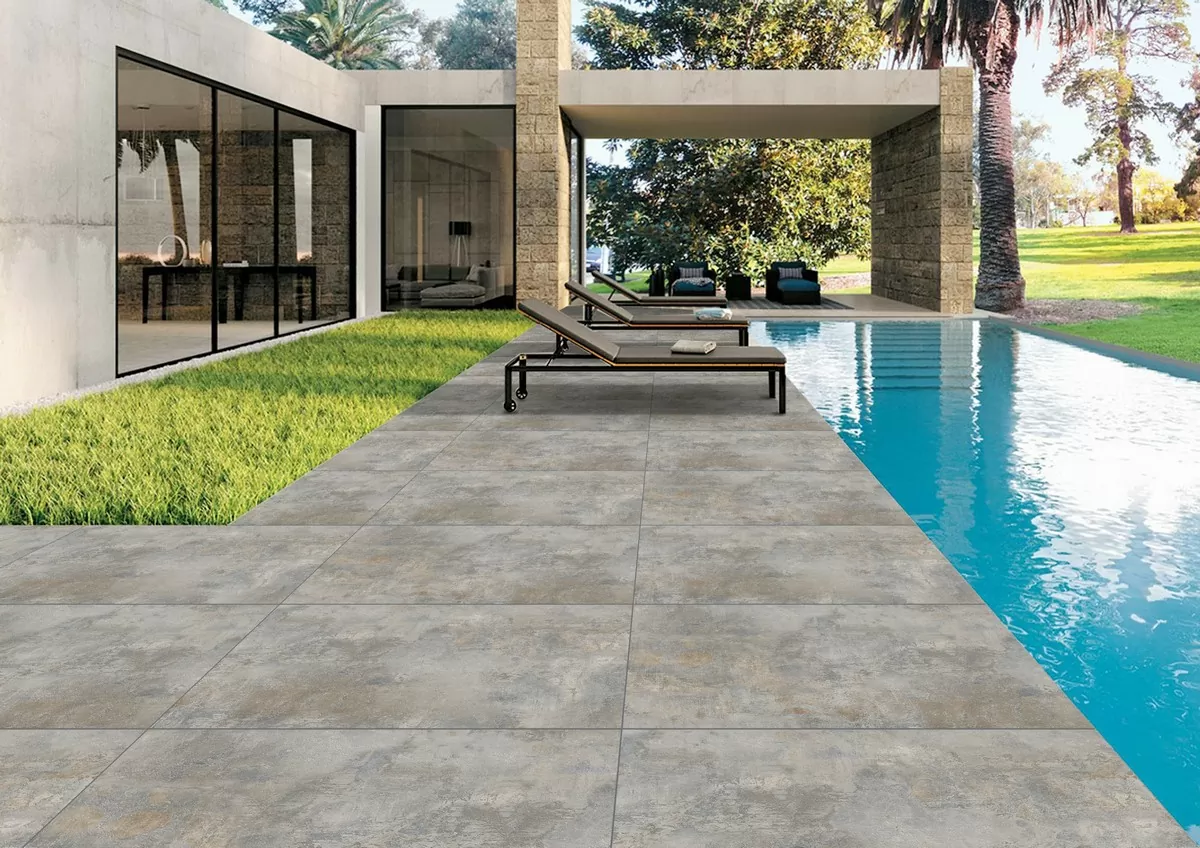 Керамогранит ENSTN5002SR116060 Quartzite White Structured R11 600x600x20