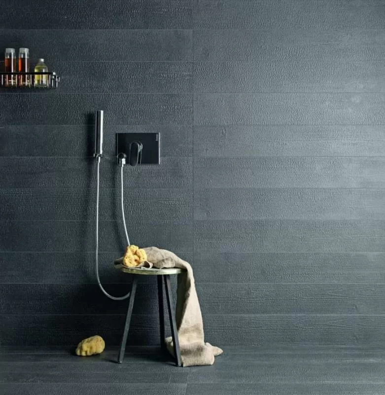 Керамогранит K01000001 Bruciato Nero 15x90