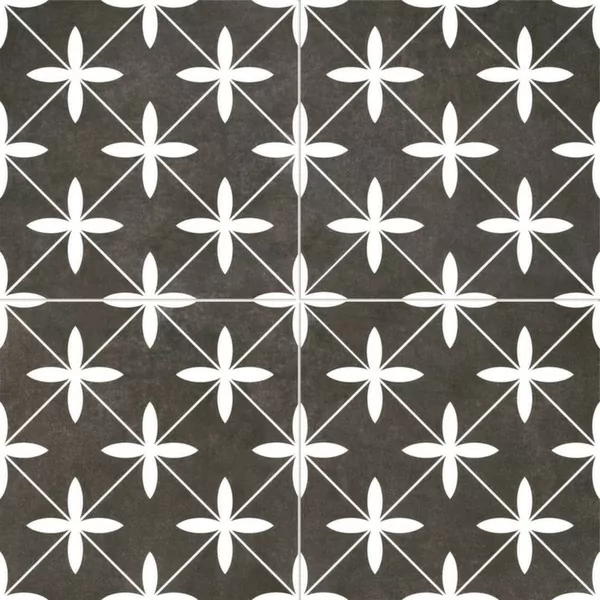 Керамогранит Poole Black Pre-cut Satin 45,2x45,2