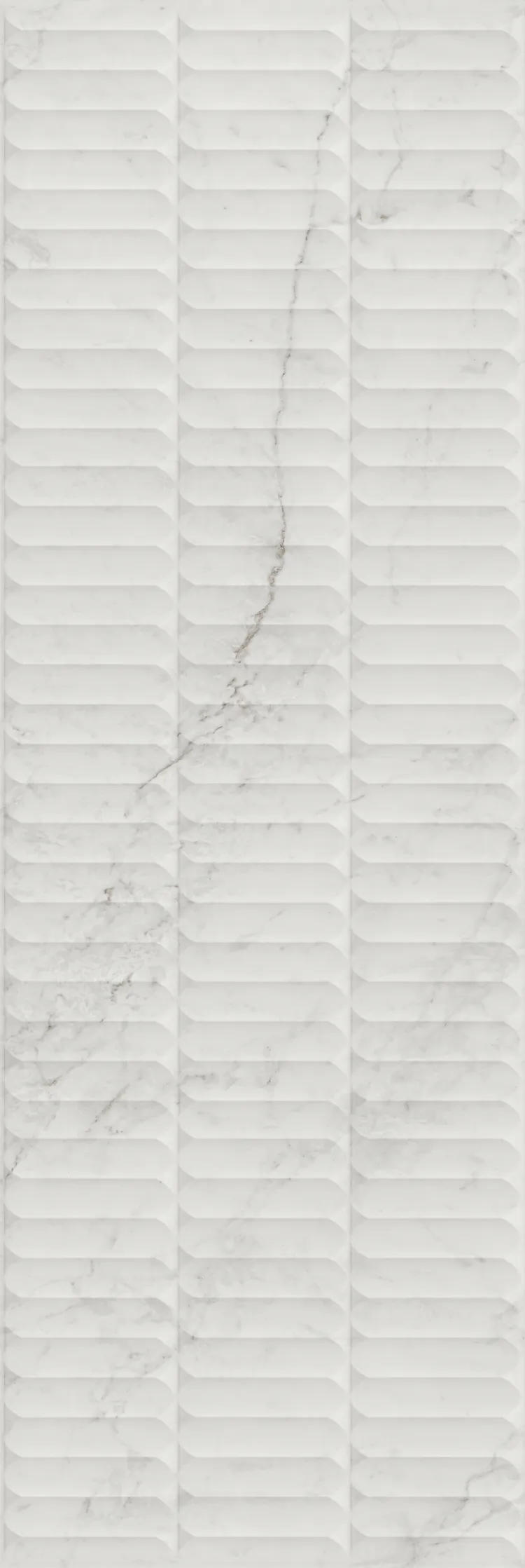Плитка KM3090B0160R Тубкаль белый глянцевый структура обрезной 30x89,5x1,05