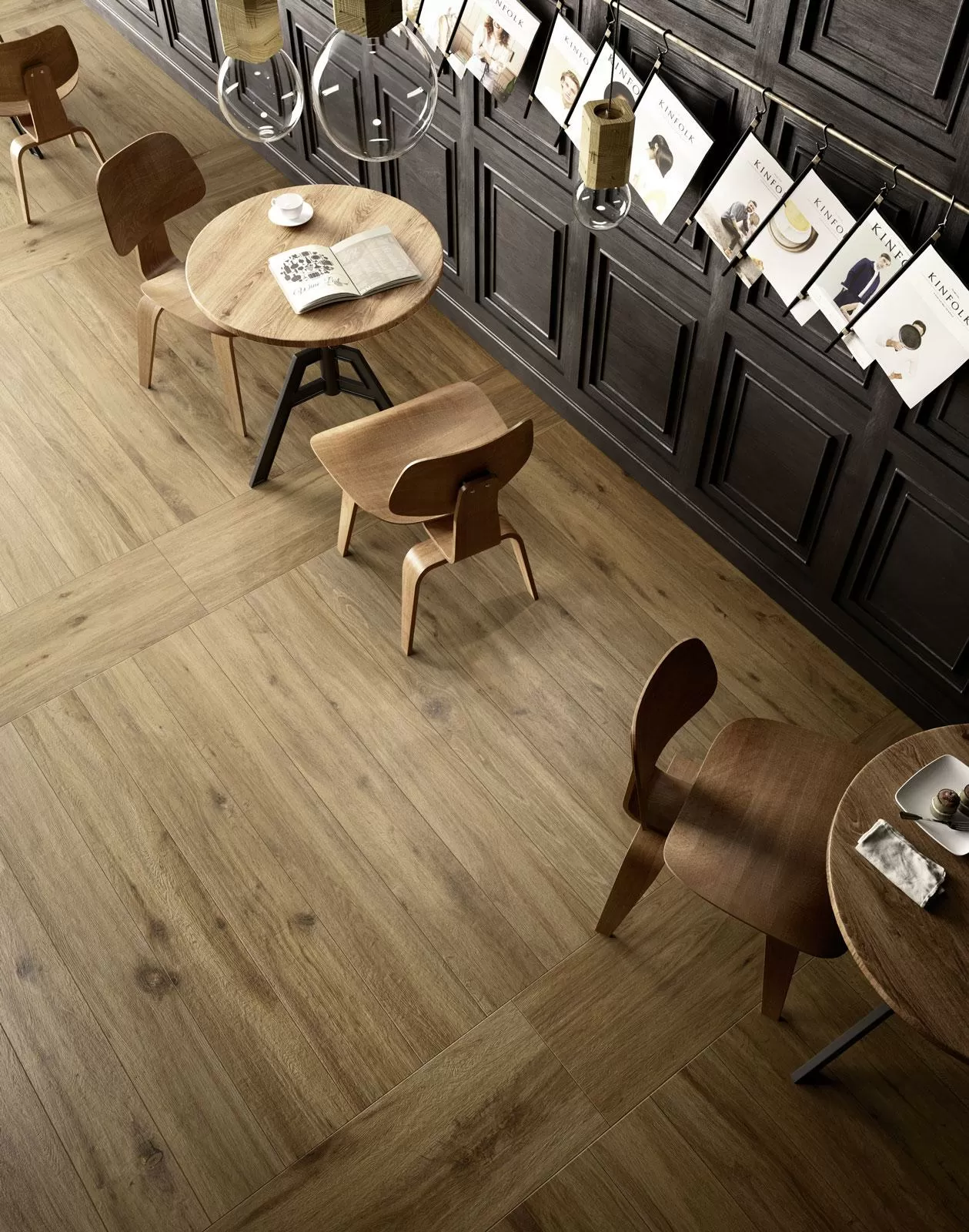 Керамогранит MMJ2 Treverktrend Rovere miele 37.5x150