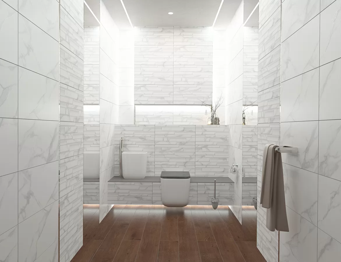 Плитка Декор Calacatta Bianco 31.5x63