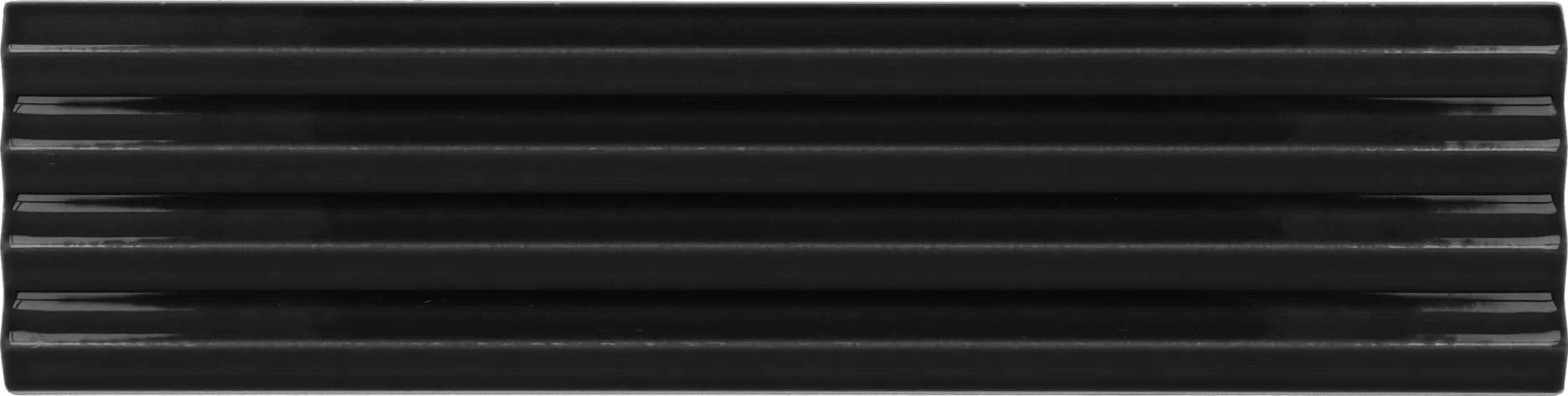 Плитка 28468 Costa Nova Praia Black Glossy 5x20