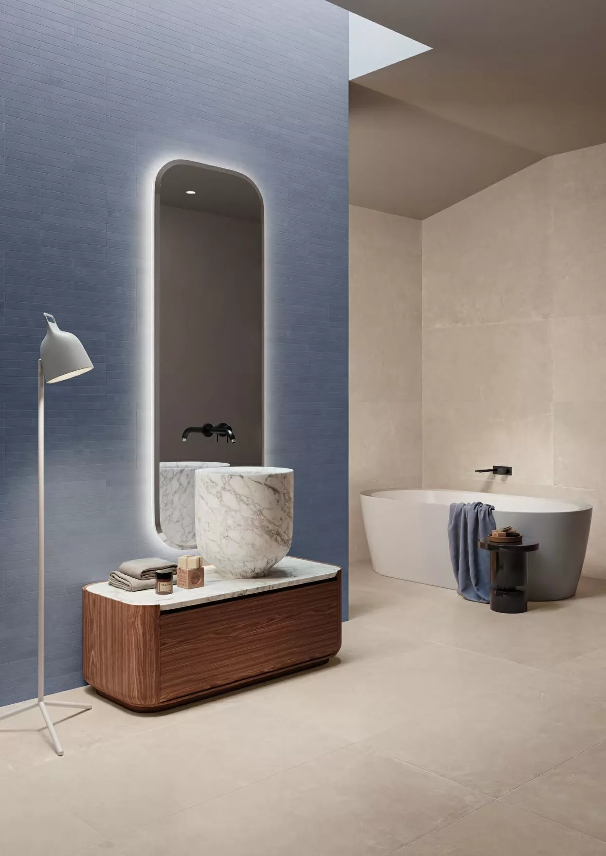 Мозаика EHWP Totalook Mosaico Sequenza Bianco Naturale 30x30