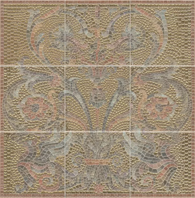 Плитка HGD/B99/9x/17000 Виченца золото 45х45 (комплект 9шт.)