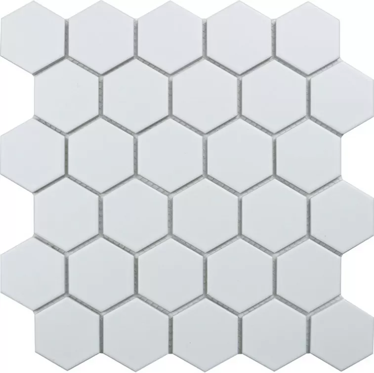 Мозаика Hexagon small White Matt (MT31000/IDL1005) 27.8х26.5