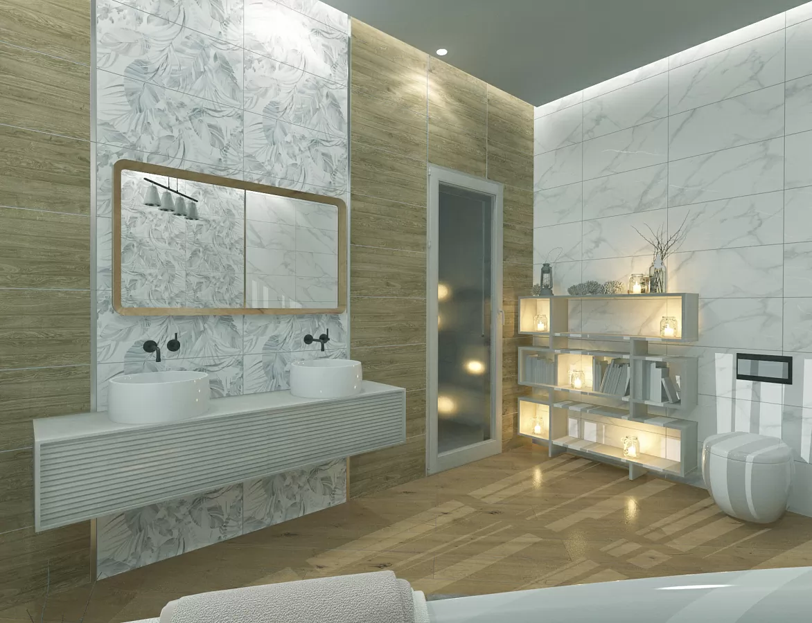 Плитка Calacatta Natura 1 33 31.5x63