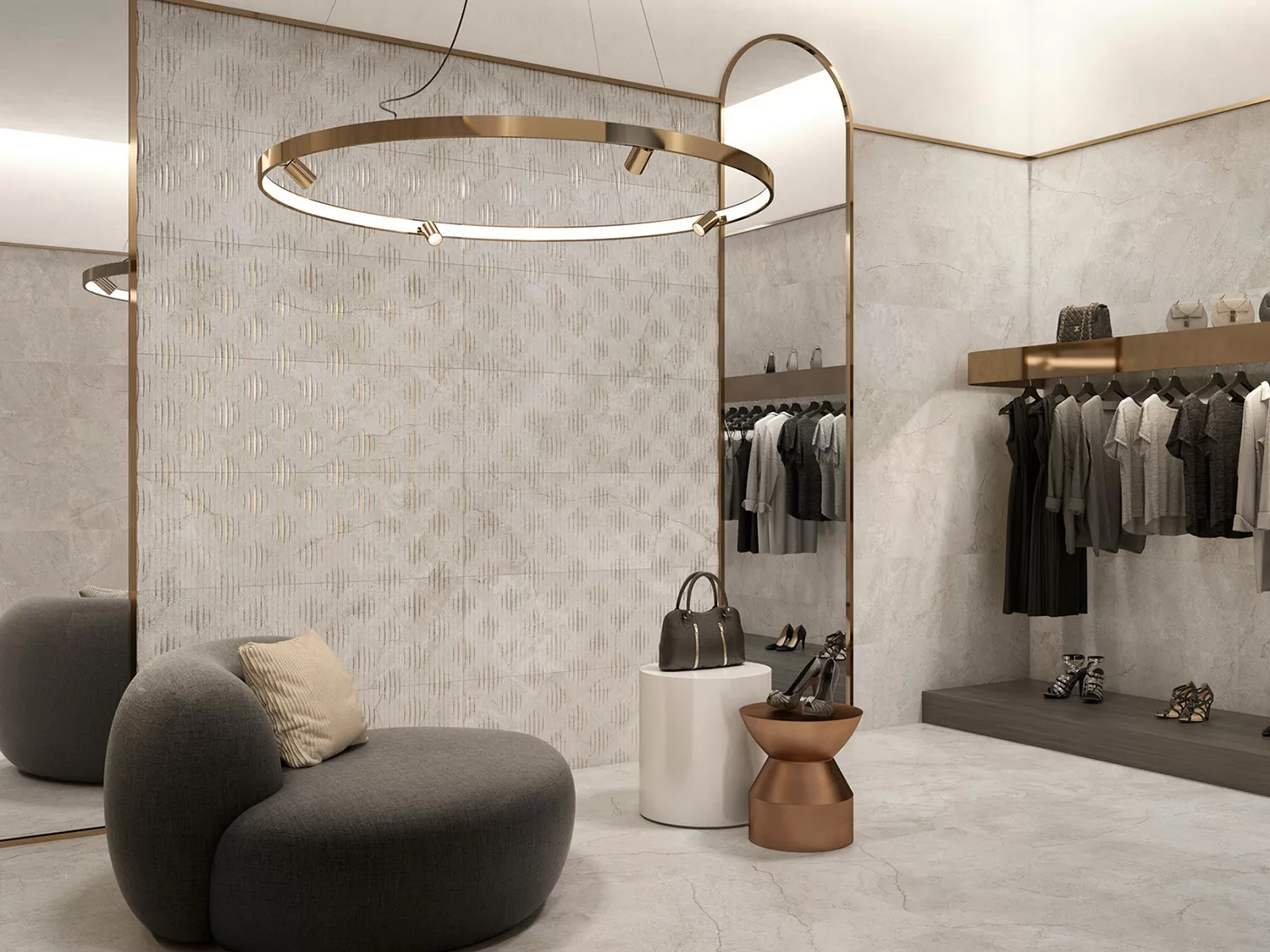 Плитка Mystic Occitanie Beige Vecchio 40x120