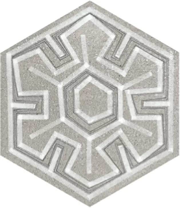 Керамогранит Hexagono Igneus Cemento Mix 23x26,6