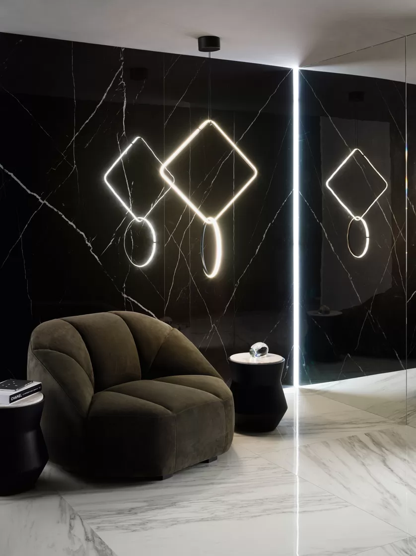 Керамогранит LS8DL00 Slimtech Delight Calacatta Oro Nat 6mm 120x120