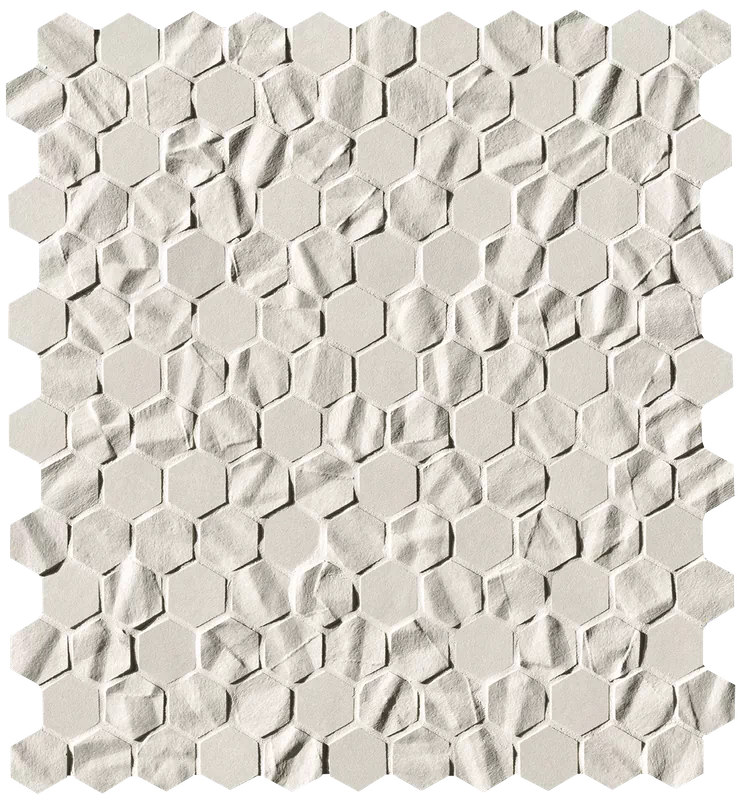 Мозаика fOYZ Bloom White Star Esagono Mosaico 29,5x32,5