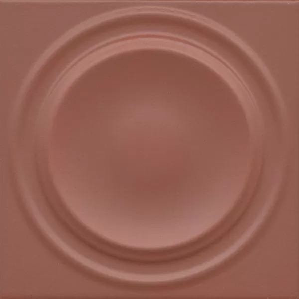 Плитка OBE003 Декор Аква Альта 2 красный матовый структура 20x20x0,95