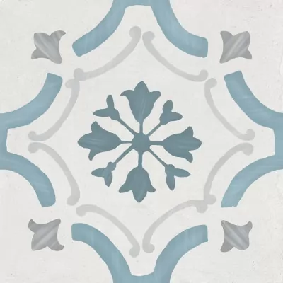 Керамогранит Sirocco Blue Ornate 22,3x22,3
