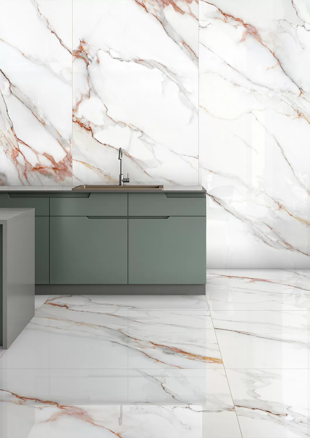 Керамогранит Beldia Bianco Elegance 2800х1200х6