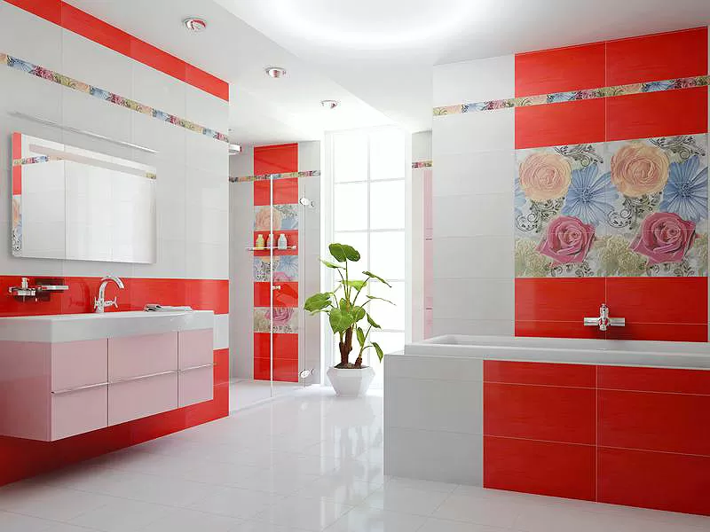 Плитка Bambu Панно (из 3-х плиток) D/E/F 50х75