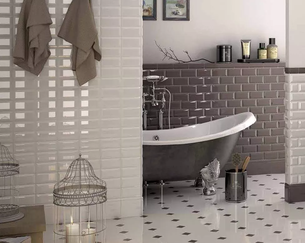 Керамогранит Bianco ottagono matt 20x20