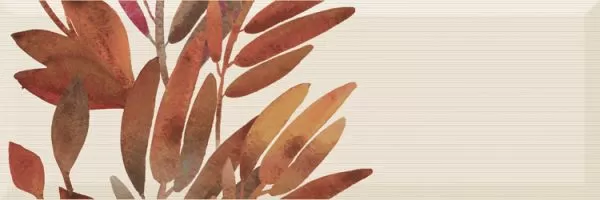 Плитка Decor Savage Flowers 01 Marron 15x45