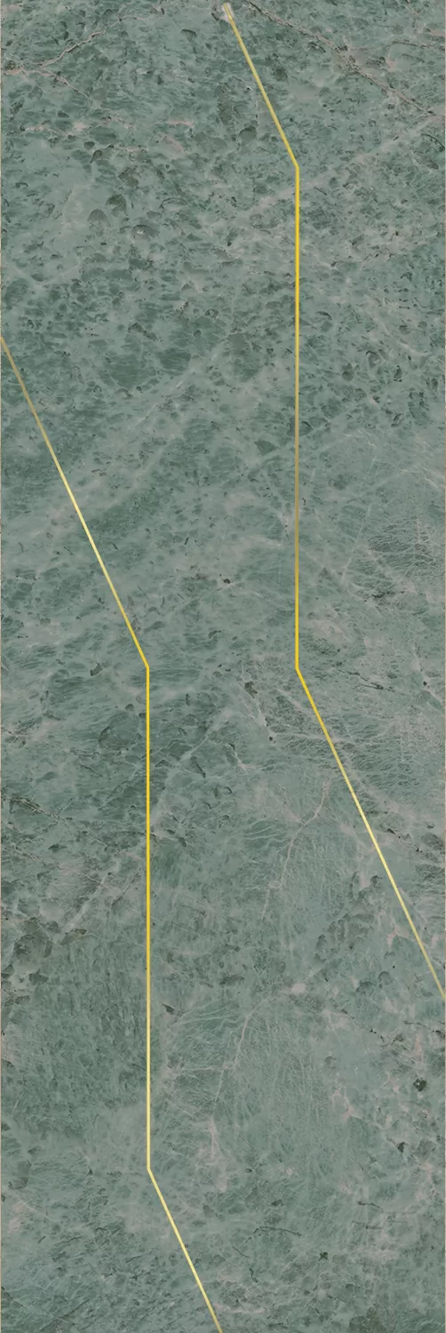 Плитка OS/C214/13116TR Декор Эвора зеленый глянцевый обрезной 30x89,5x0,9