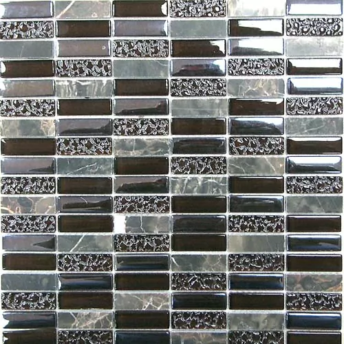 Мозаика Super Line (brown) (стекло) 15*48 300*300