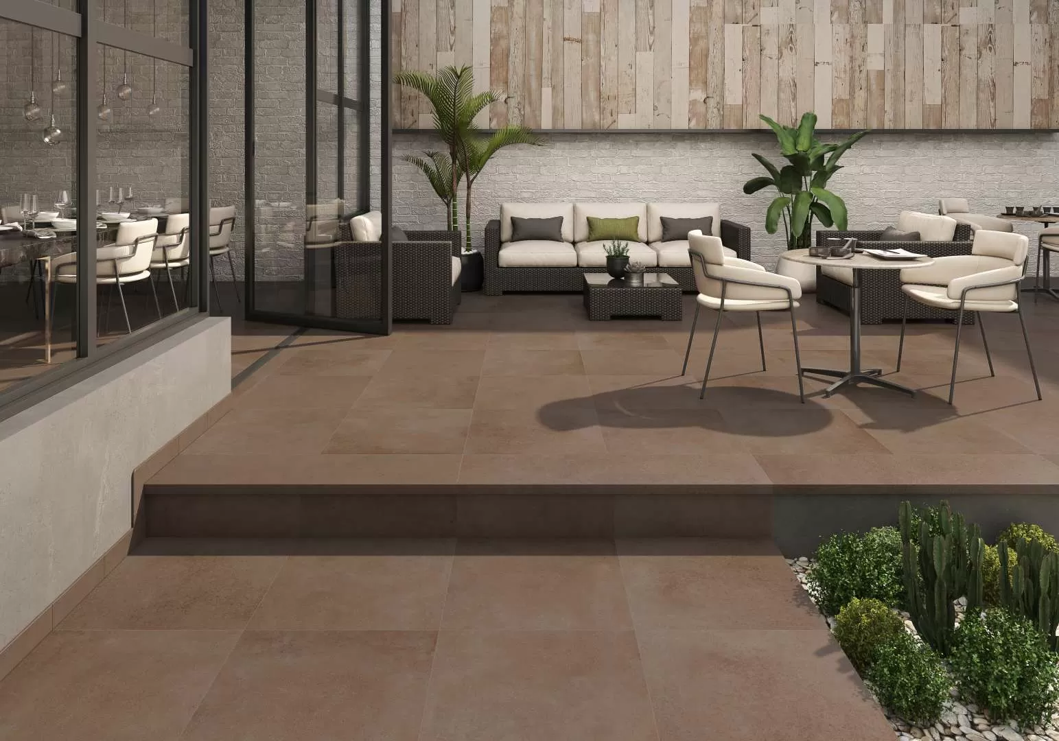 Клинкерная плитка 904286 Urban Gris Esquina Redondeado 33х33