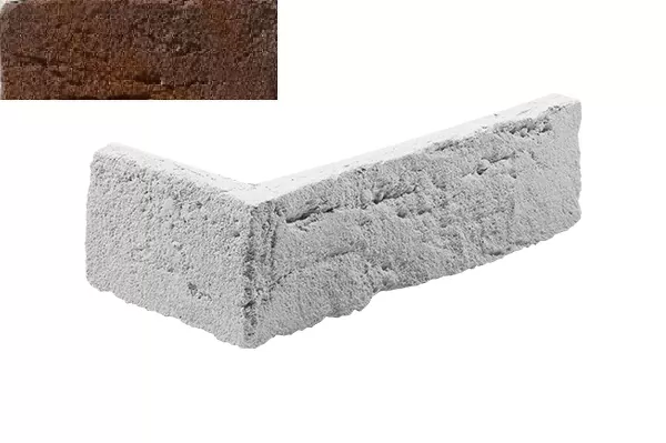 Искусственный камень Угловой элемент Орли 443 19,1/9,8x6,5x1,3