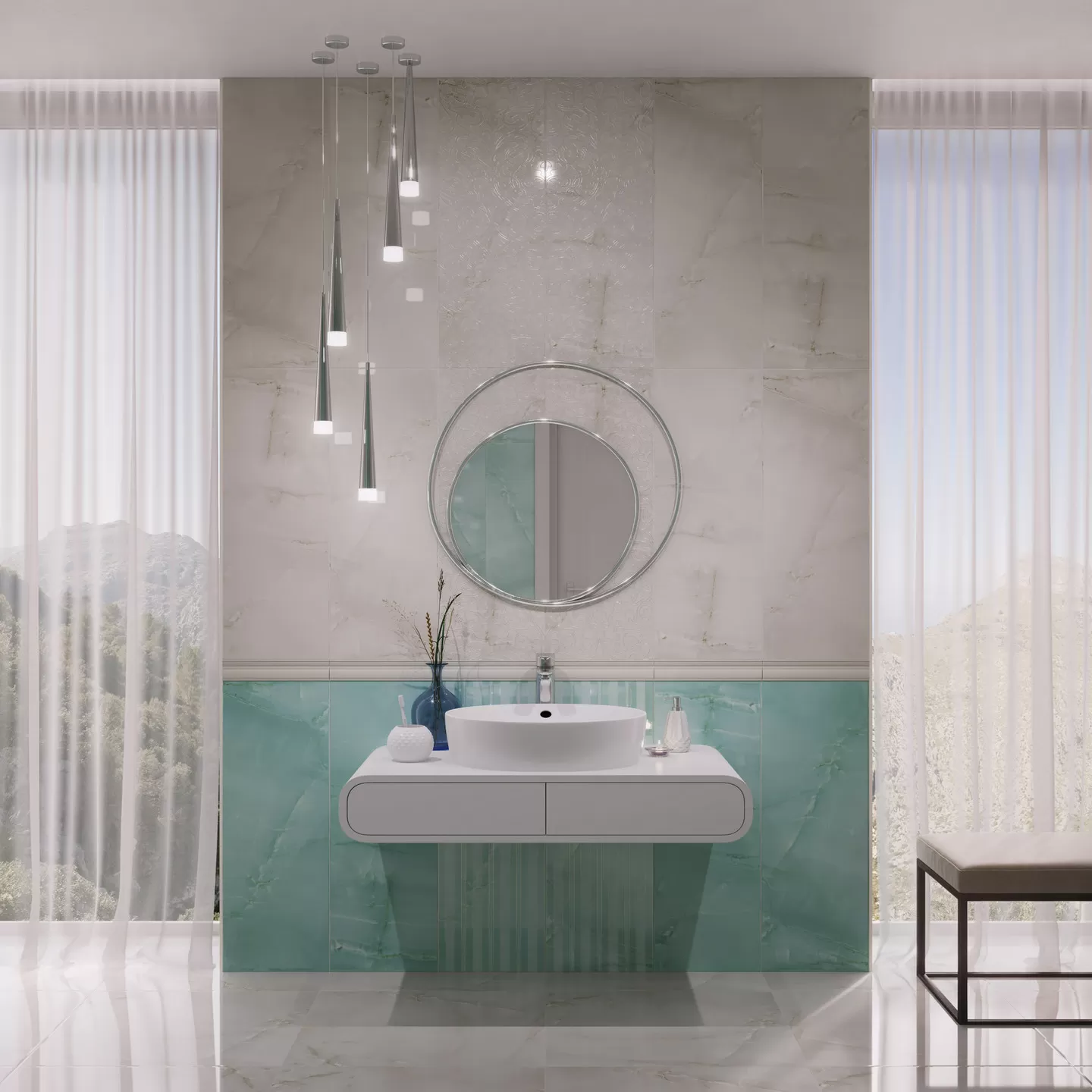 Керамогранит Stazia white PG 01 60х60