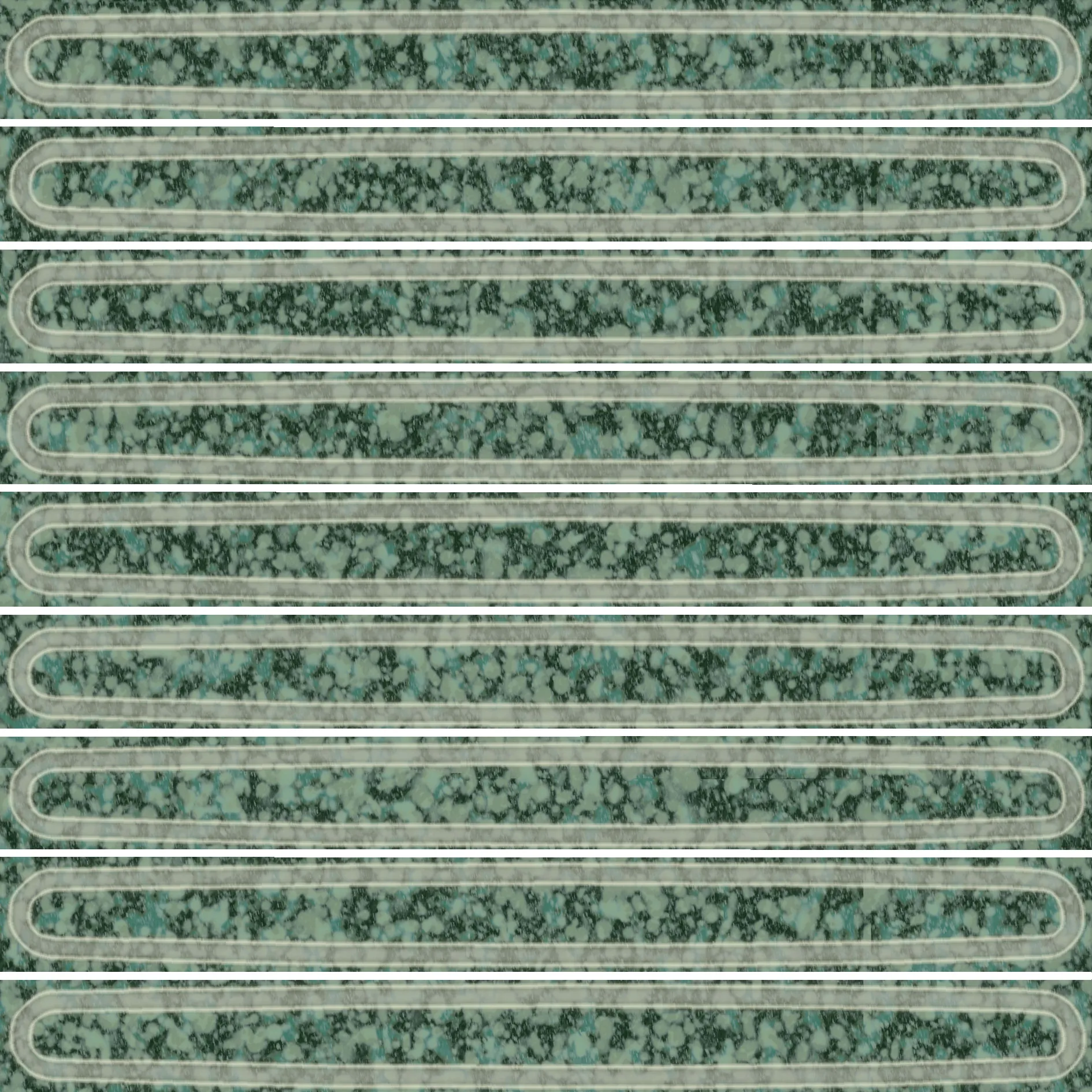 Плитка KMD2SOB006BN Декор чипсет Далия зелёный глянцевый 20x20x0,95