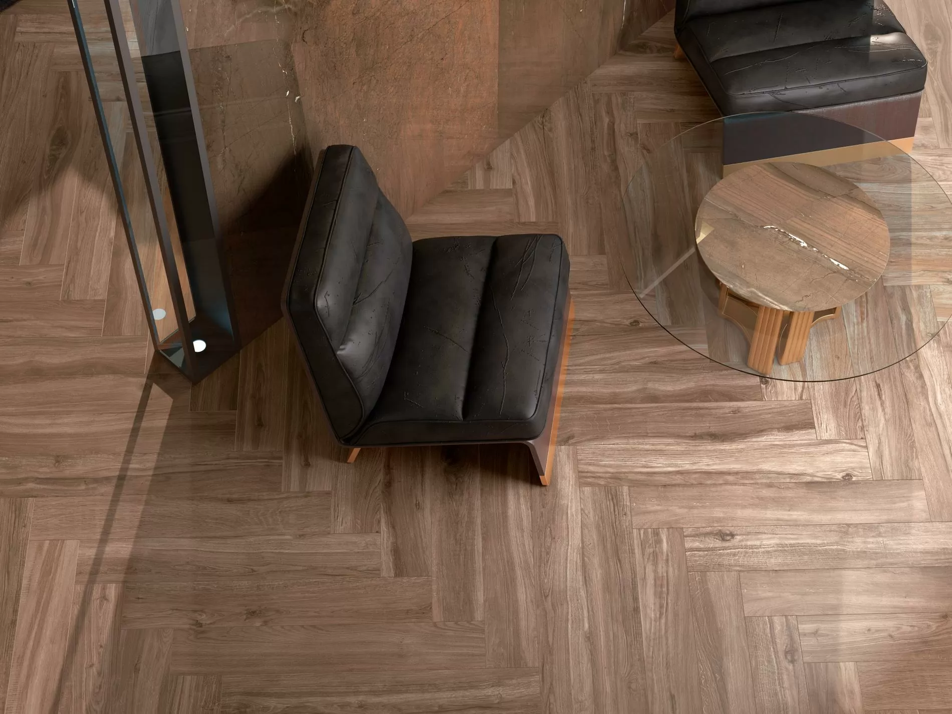 Керамогранит Cr.Lux Jatoba Brown 6mm Pol Rett 120x280