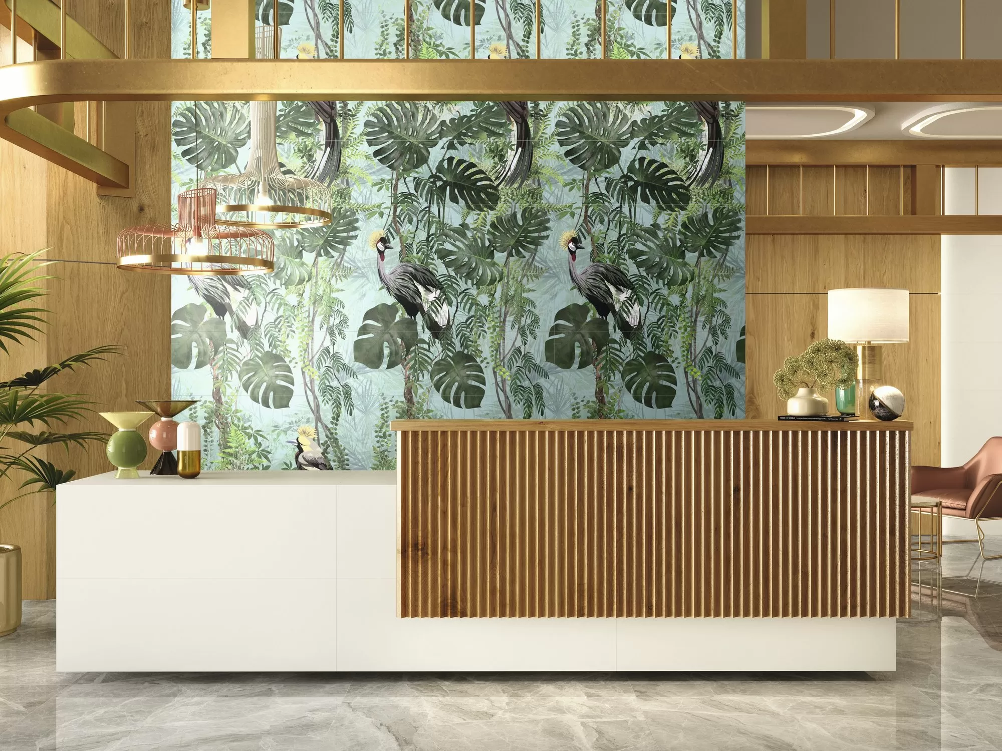 Плитка A036267 Decor Set (3) ABC Virnia Turquoise 40*120