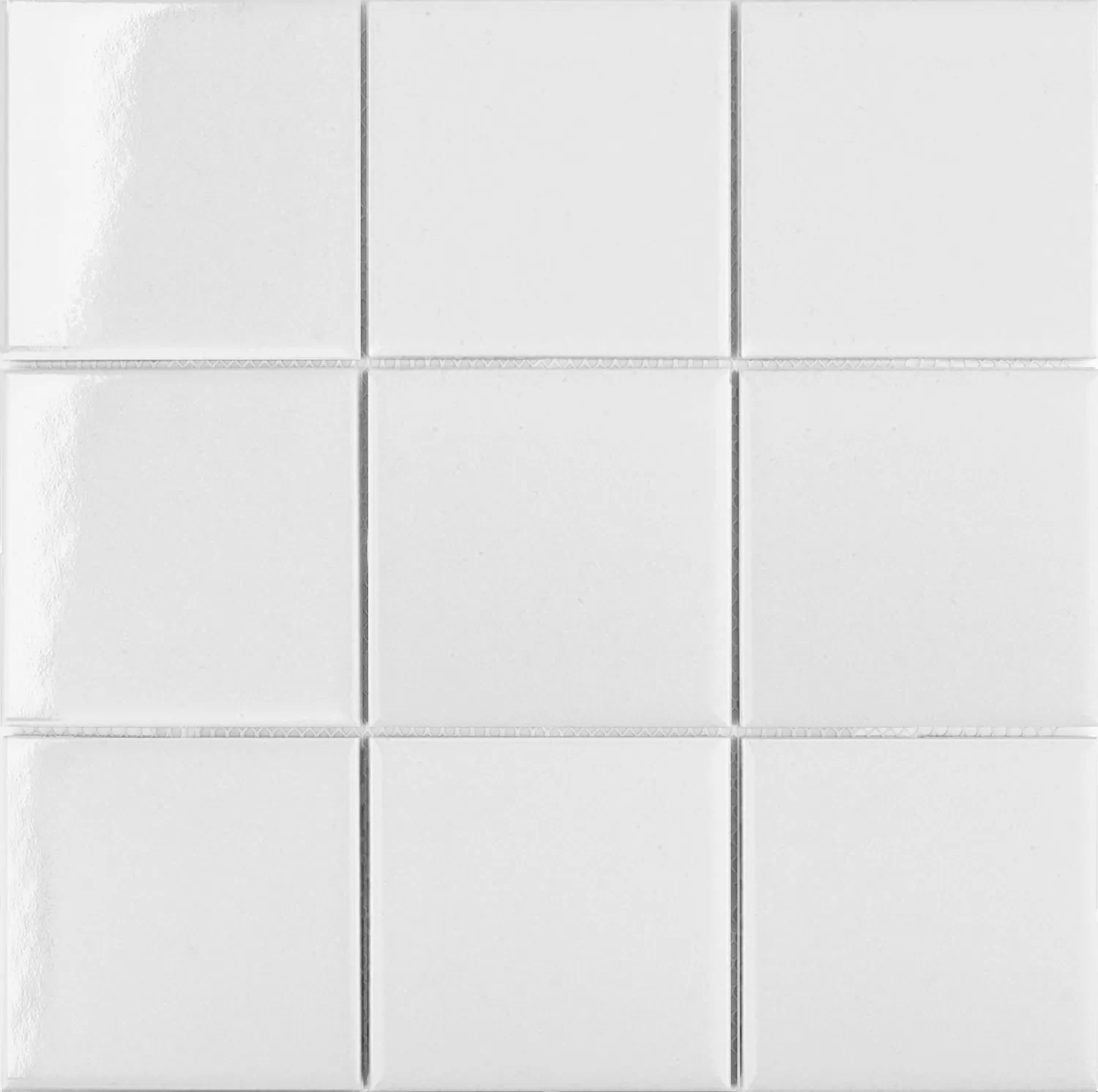 Мозаика MH33800 White Glossy 97x97 300х300х6