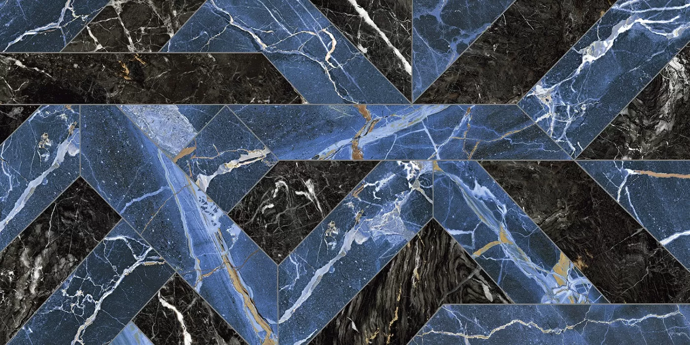 Керамогранит 118716 Outline Blue Levigato Rettificato 60x120
