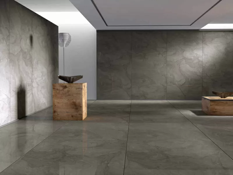 Керамогранит Atlantis Anthracite Parlak Nano Rectified 120x240