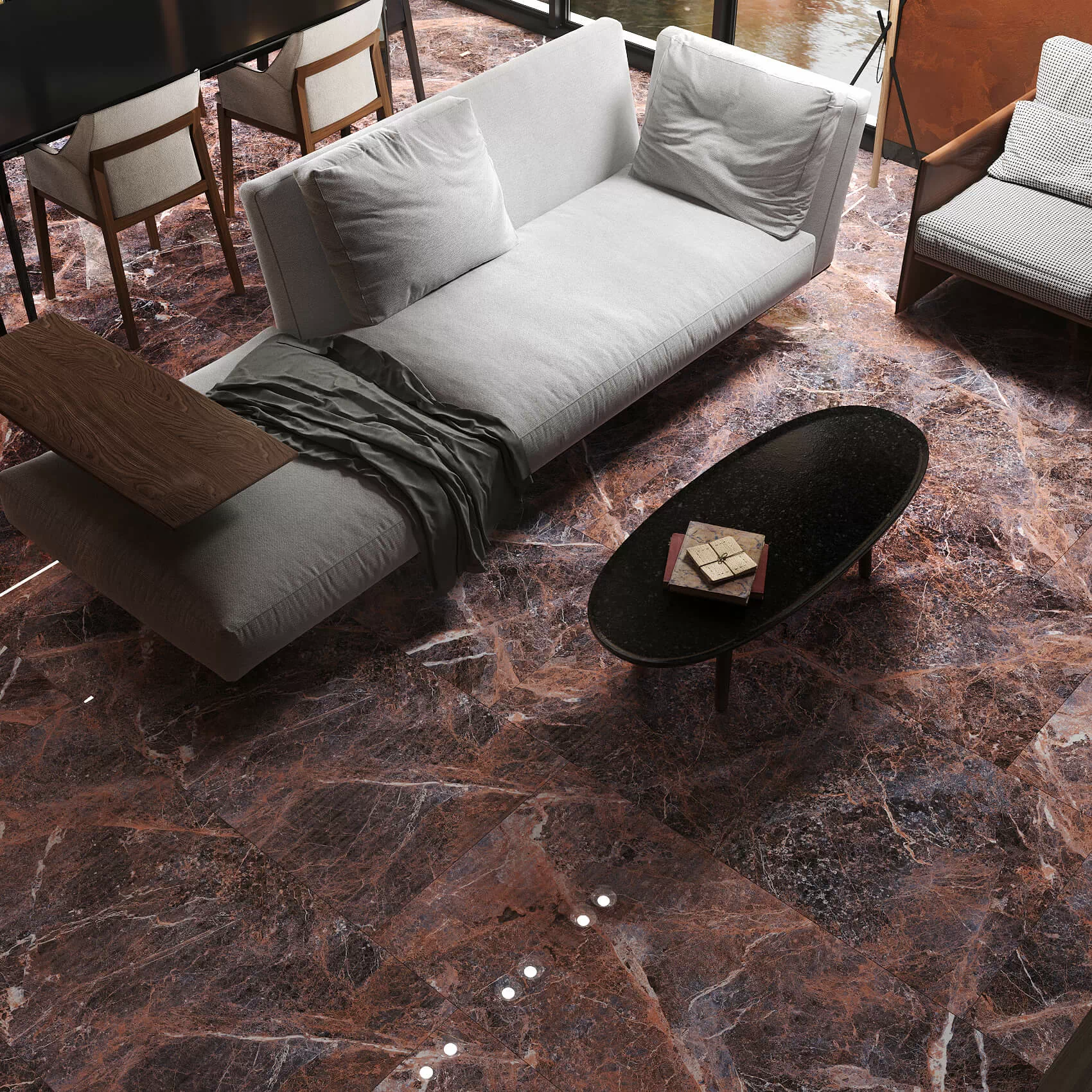 Керамогранит 863 Dove Brown Slim 120x60