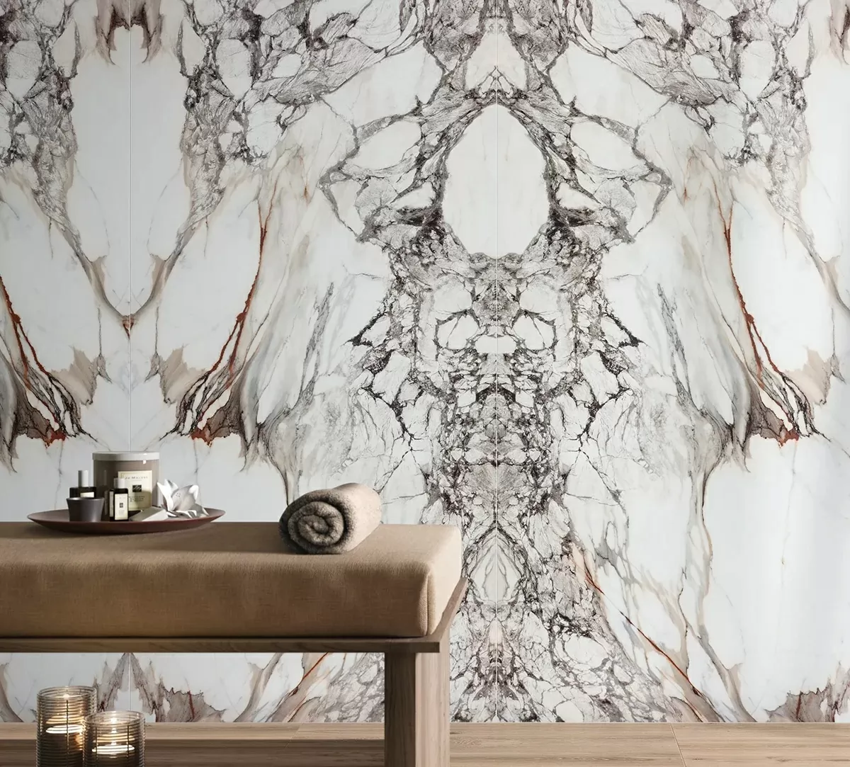 Керамогранит Rain Marble White Polished Full Lappato 60x120