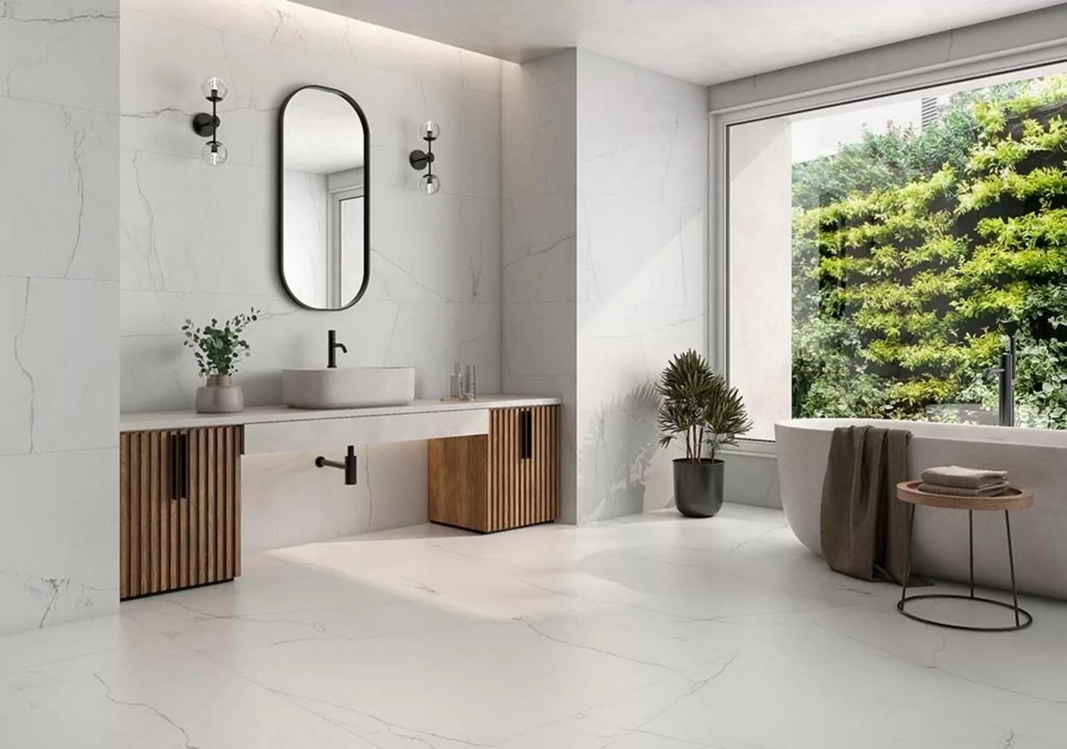 Керамогранит Lab Bianco Mare Matt Satin 60x120