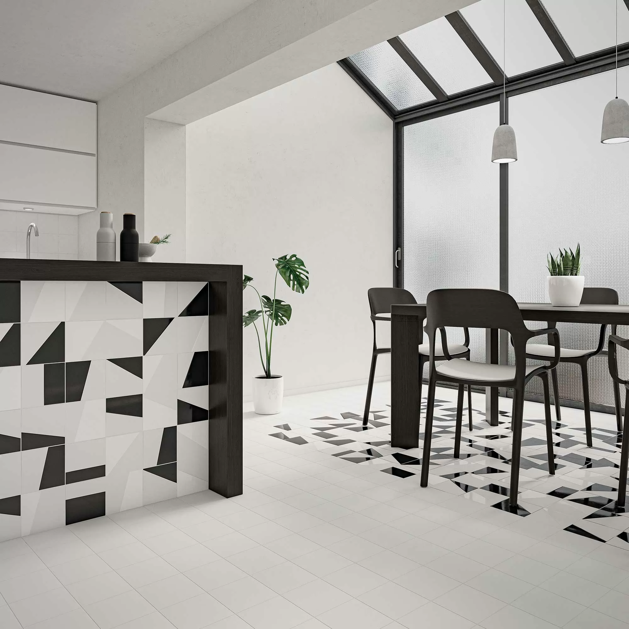 Плитка 121887 Duo White 15x15