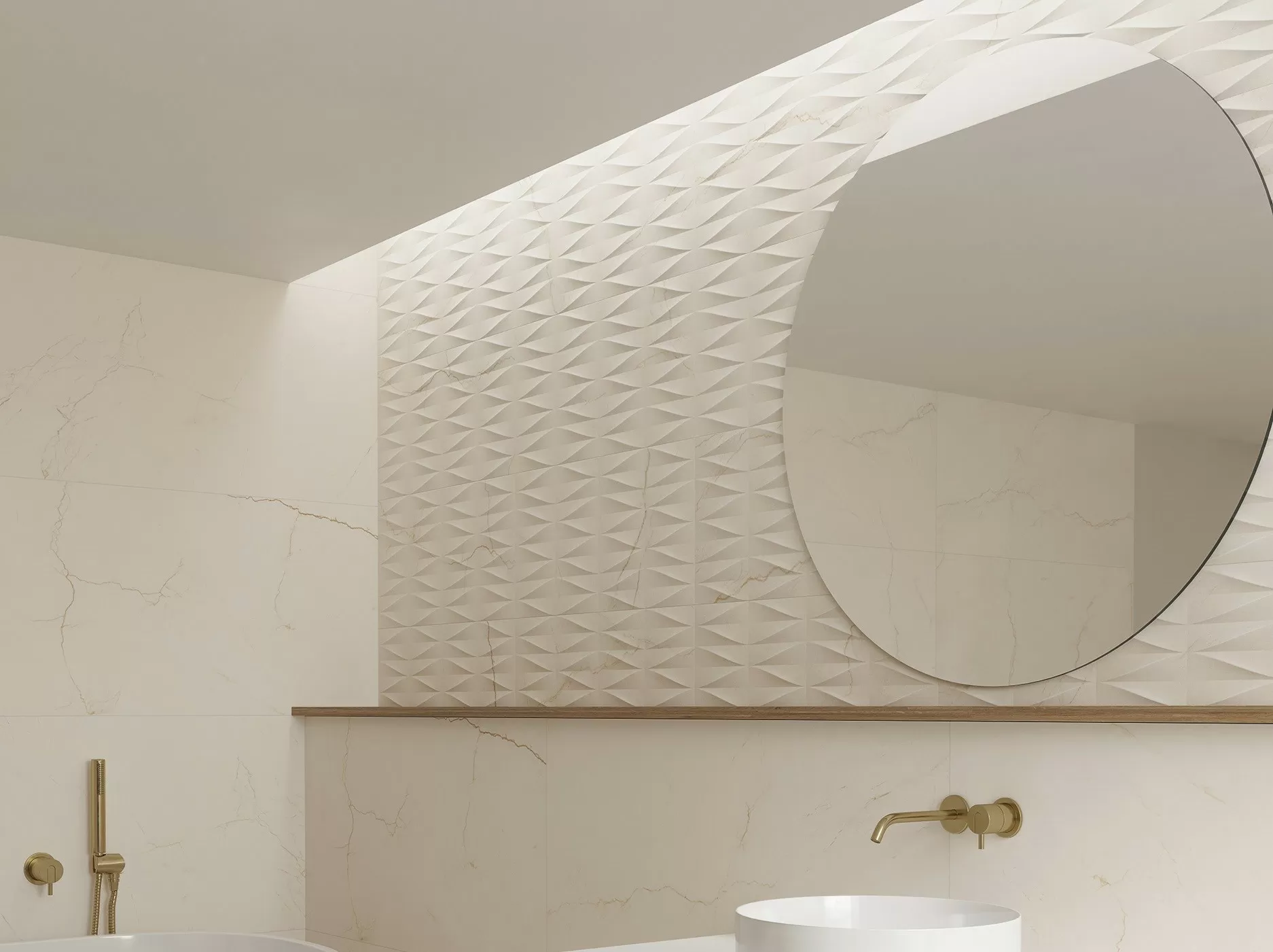 Керамогранит Crema Avorio 45x90