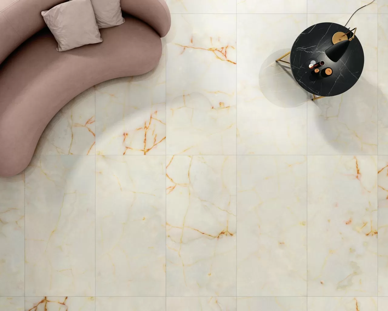 Керамогранит 02565 MAJESTIC IMPERIAL PEARL LEV/RET 60x60