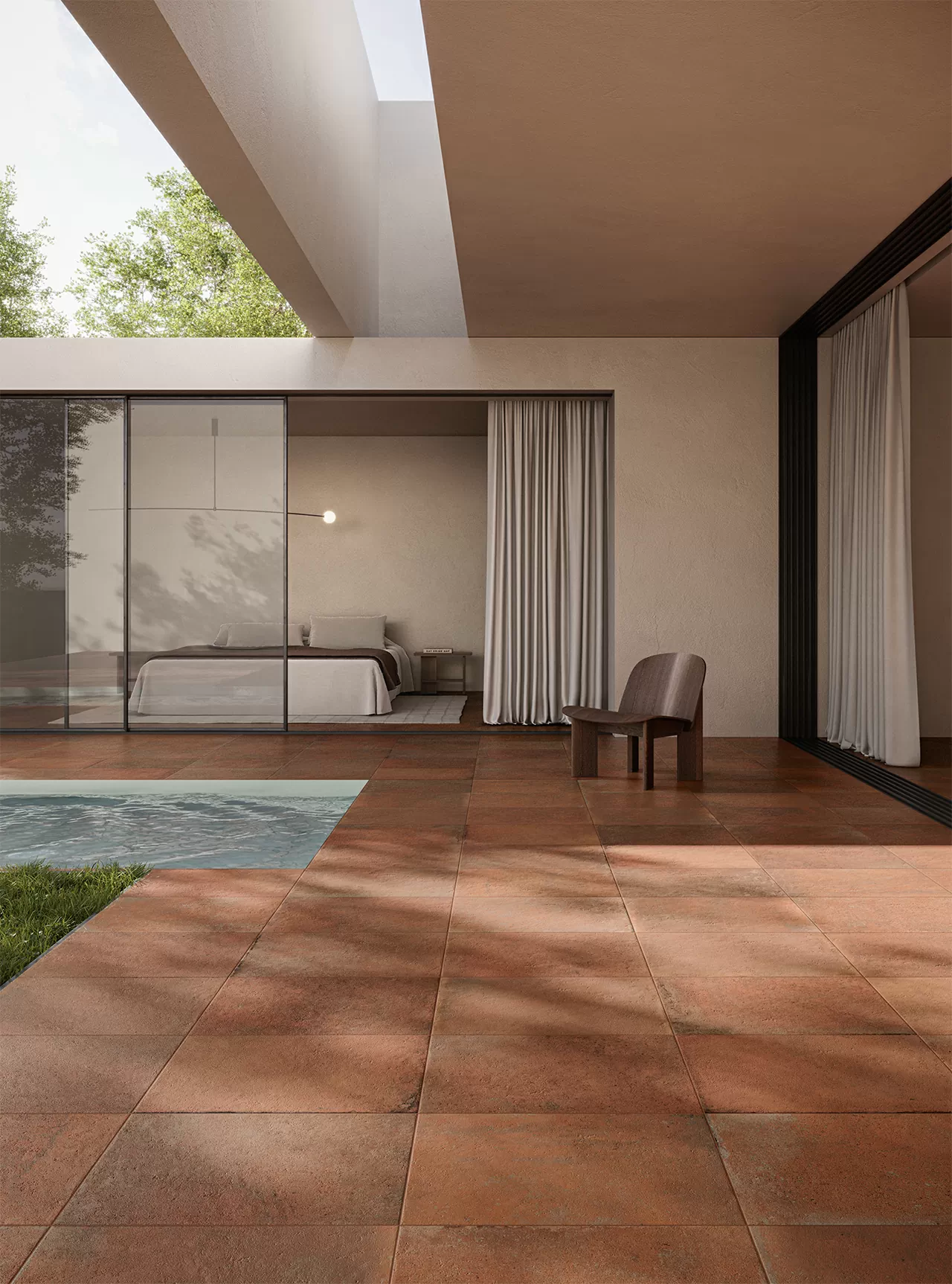 Керамогранит 1086529 Italica Modulare 39 Terra Mista (комплект 2шт 20x20, 1шт 20x40, 2шт 40x40, 1шт 40x60,8)