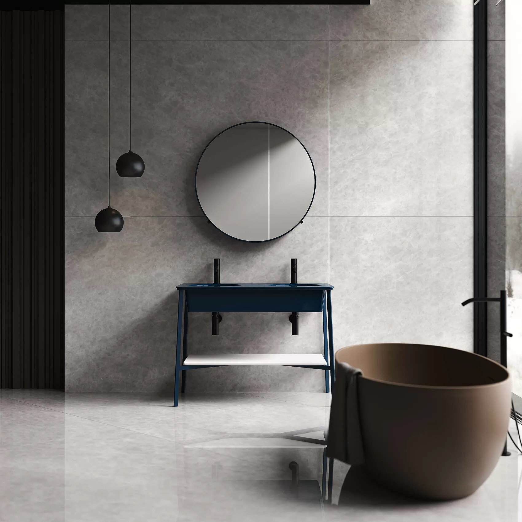 Керамогранит 960 Clinker Blue 120x60