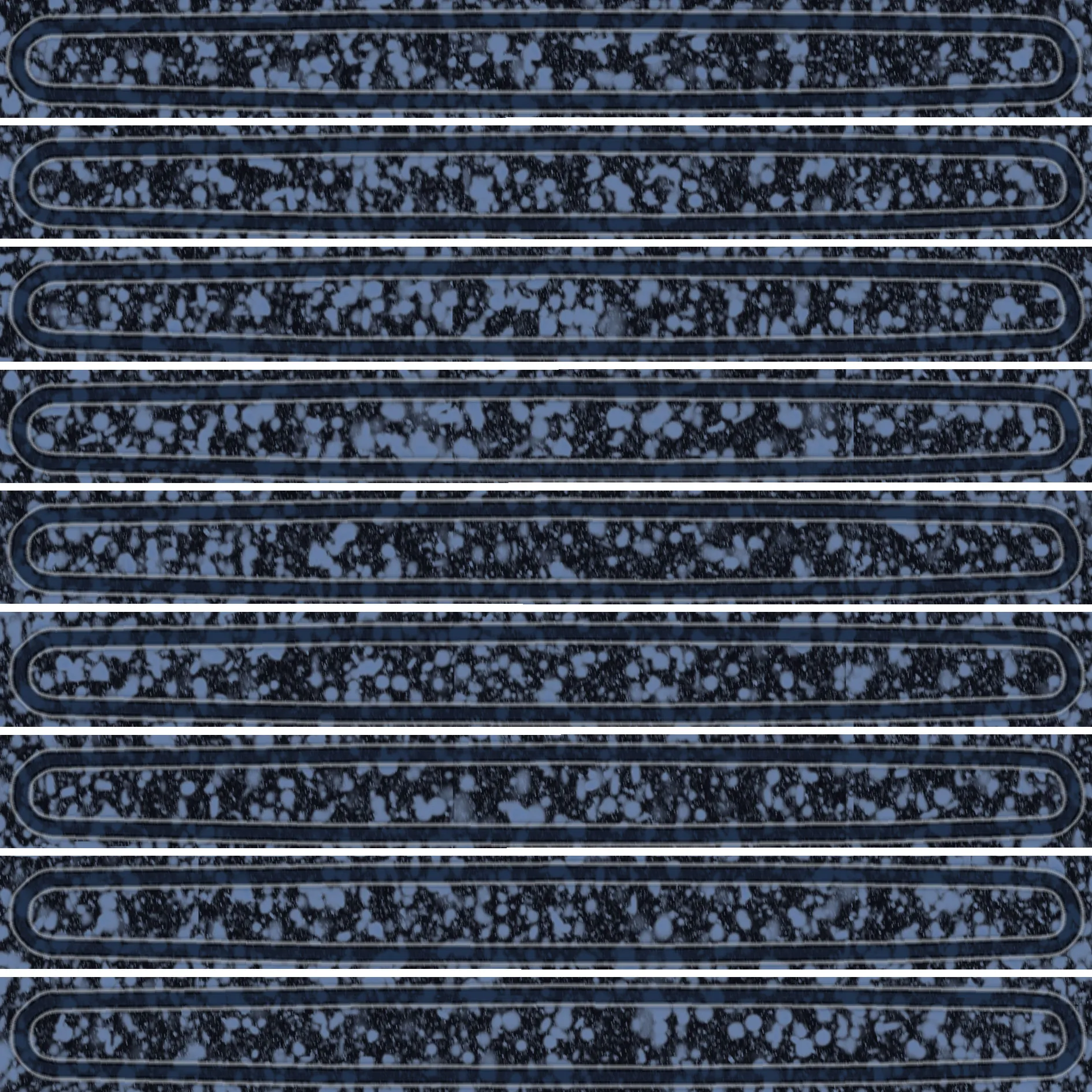 Плитка KMD2SOB004BN Декор чипсет Далия синий глянцевый 20x20x0,95